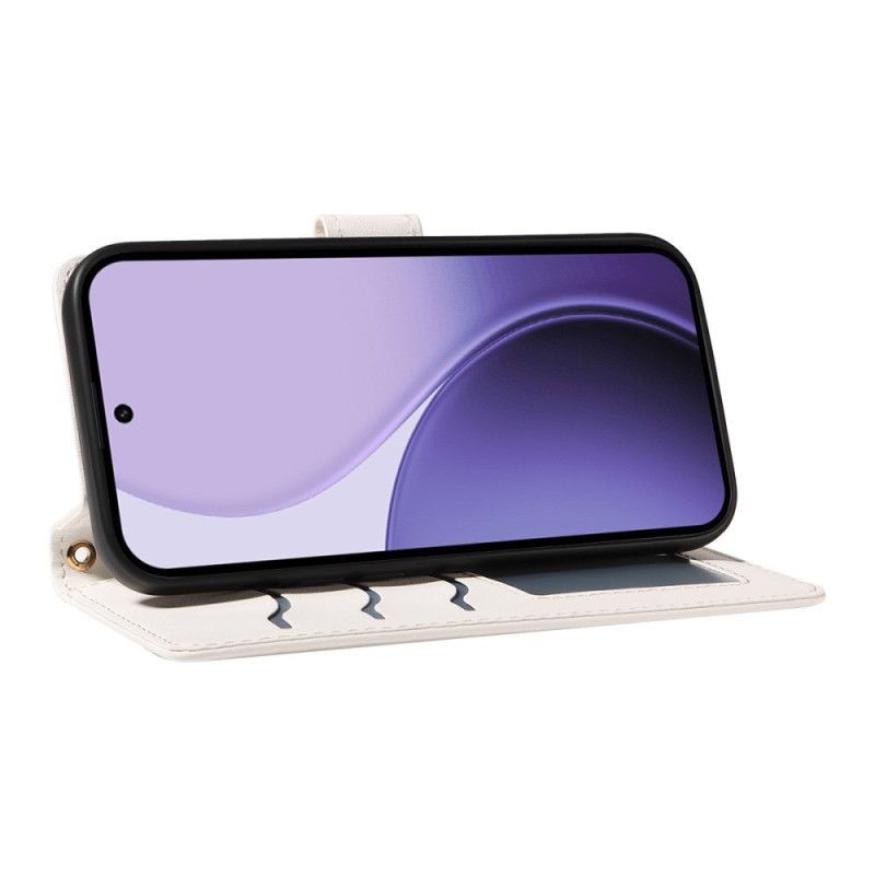 Housse Oppo Reno 14 5G / 14F 5G Matelassée avec Lanière et Bandoulière