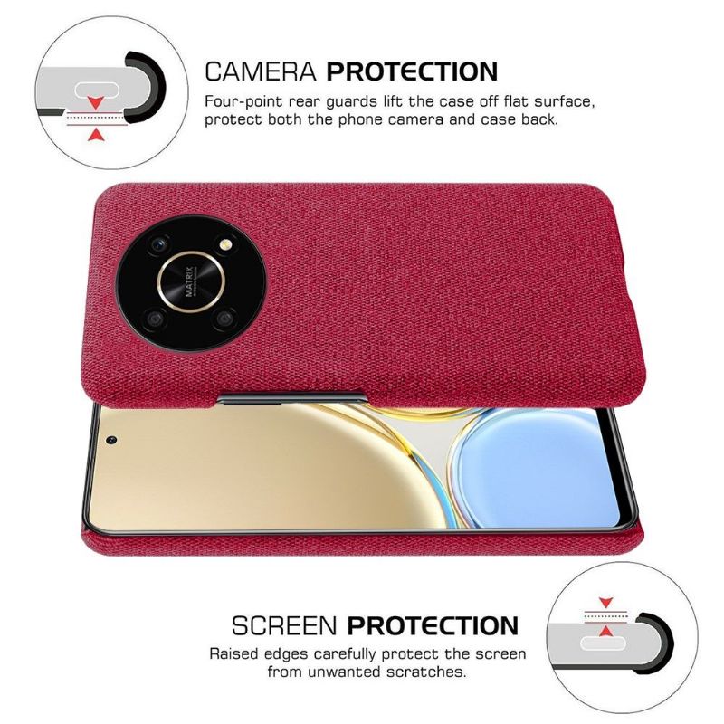 Coque Honor Magic 4 Lite 5G revêtement tissu