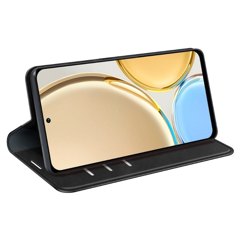 Étui Honor Magic 4 Lite 5G simili cuir fonction stand