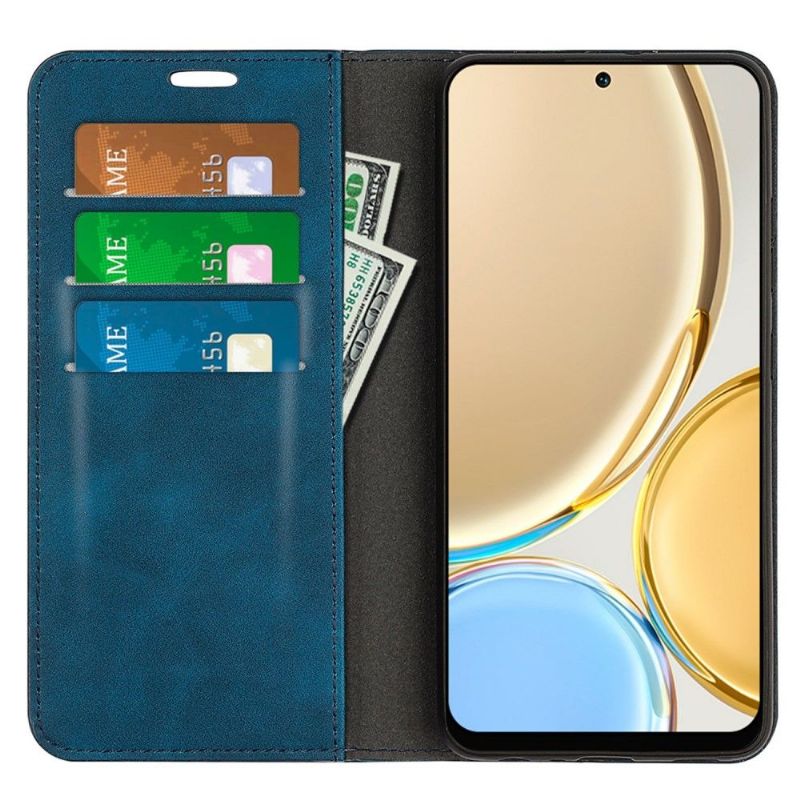 Étui Honor Magic 4 Lite 5G simili cuir fonction stand