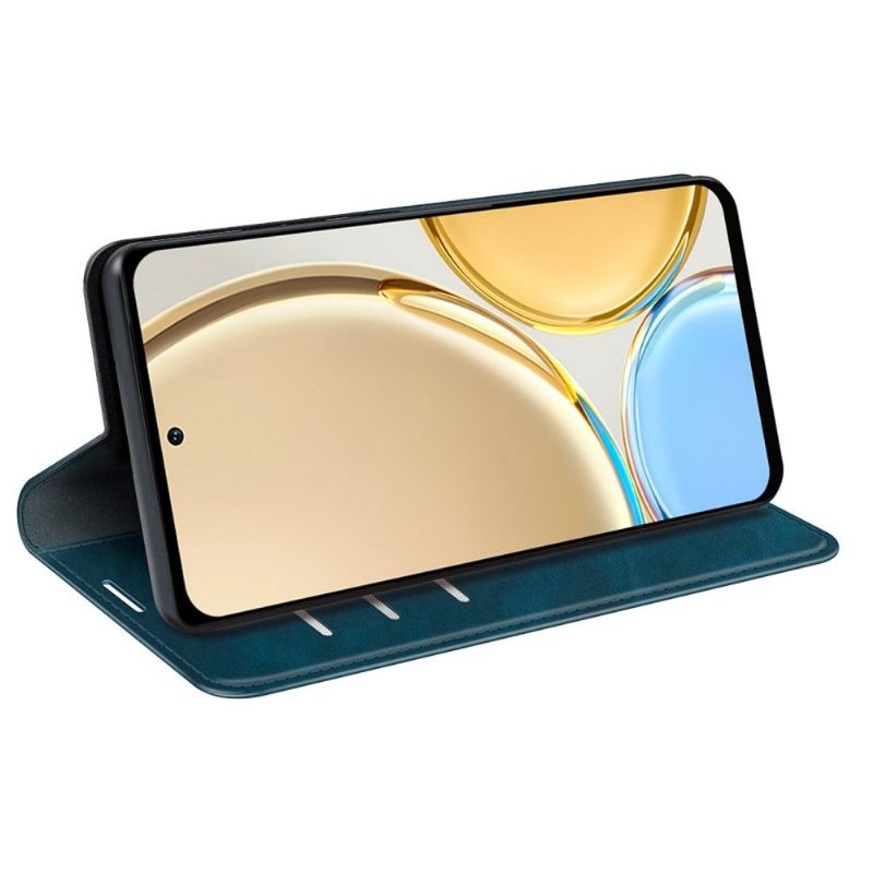 Étui Honor Magic 4 Lite 5G simili cuir fonction stand
