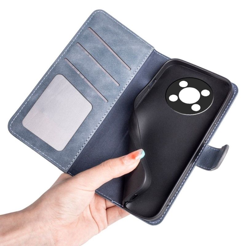 Housse Honor Magic 4 Lite 5G Stand Folio Bicolore