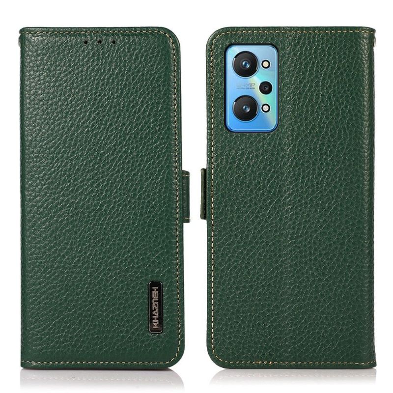 Housse Realme GT Neo 3T / Neo 2 Cuir Brillant Grainé KHAZNEH