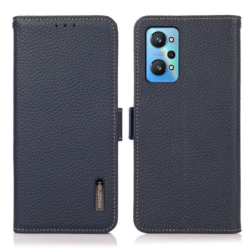 Housse Realme GT Neo 3T / Neo 2 Cuir Brillant Grainé KHAZNEH