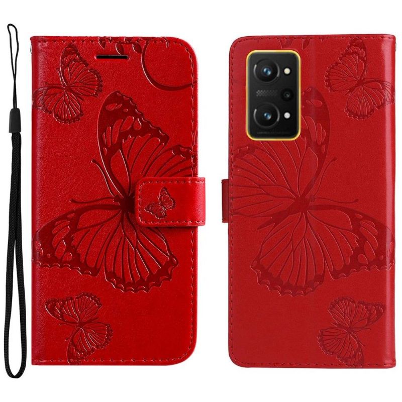 Housse Realme GT Neo 3T / Neo 2 Papillons fonction support