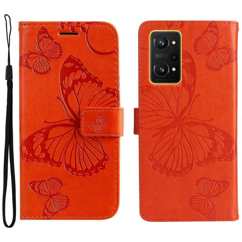Housse Realme GT Neo 3T / Neo 2 Papillons fonction support