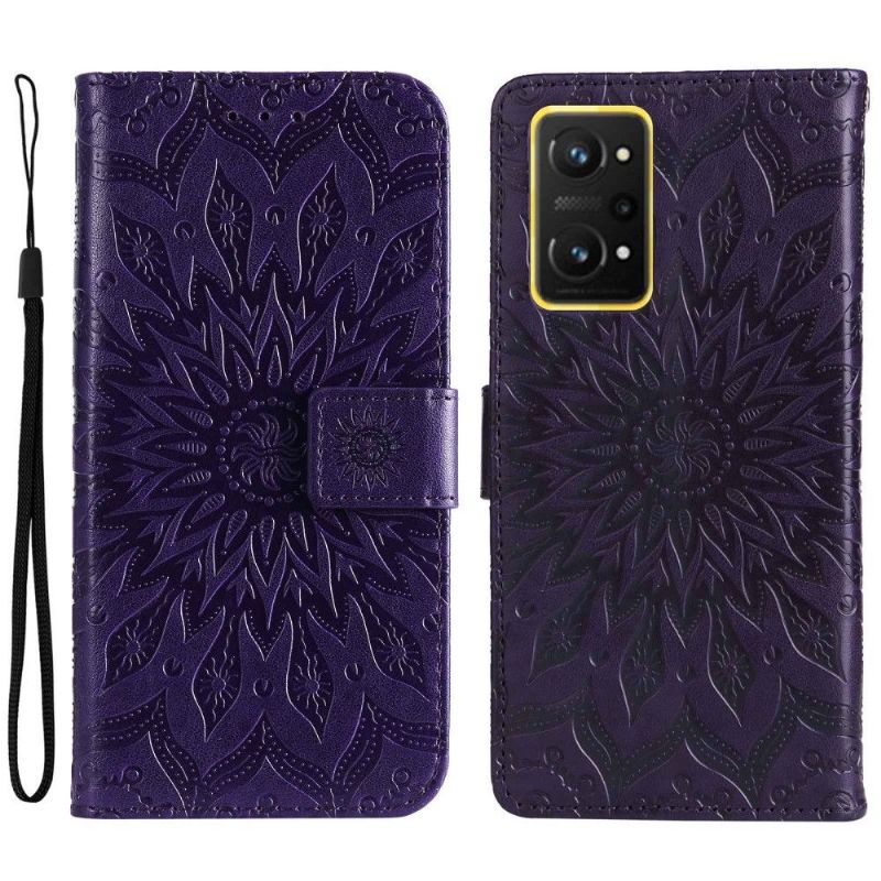 Housse Realme GT Neo 3T / Neo 2 Sunflower à lanière