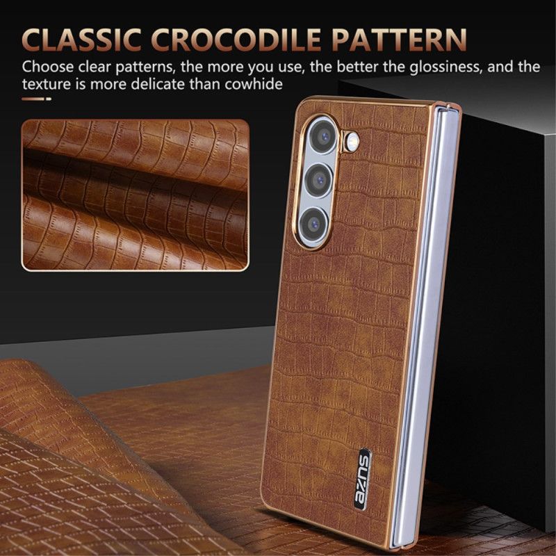 Coque Samsung Galaxy Z Fold 6 Style Cuir AZNS