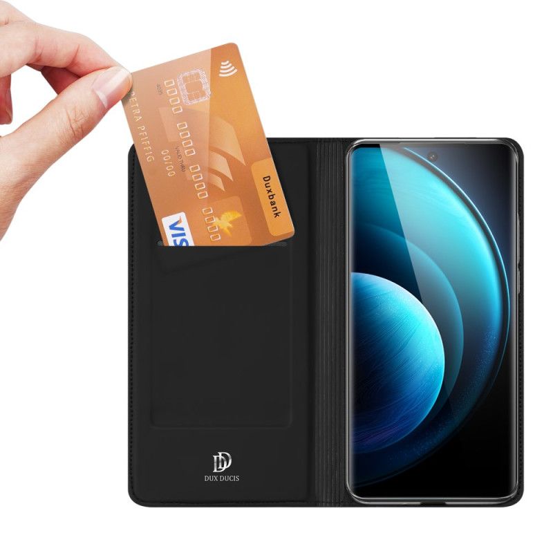 Flip Cover Vivo X100 Pro Skin Pro Series DUX DUCIS