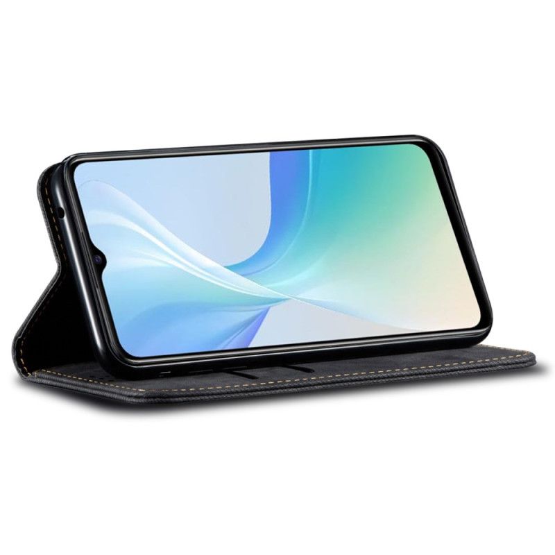 Flip Cover Vivo X100 Pro Texture Jeans