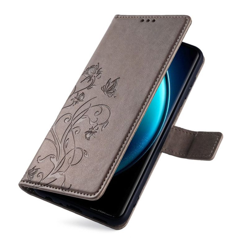 Housse Vivo X100 Pro Florale à Lanière