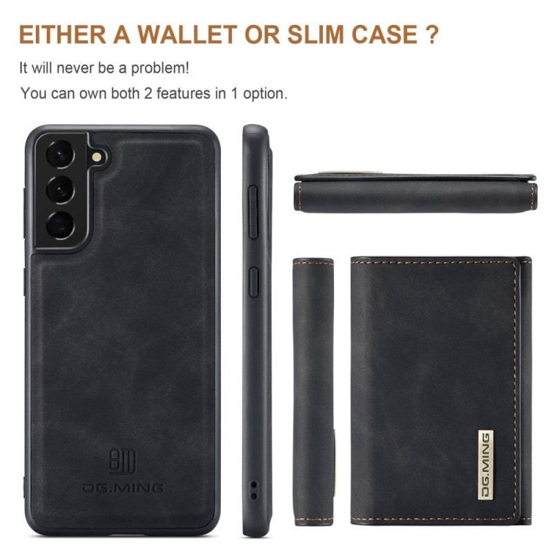 Coque Samsung Galaxy S23 5G Porte-Cartes Détachable DG.MING
