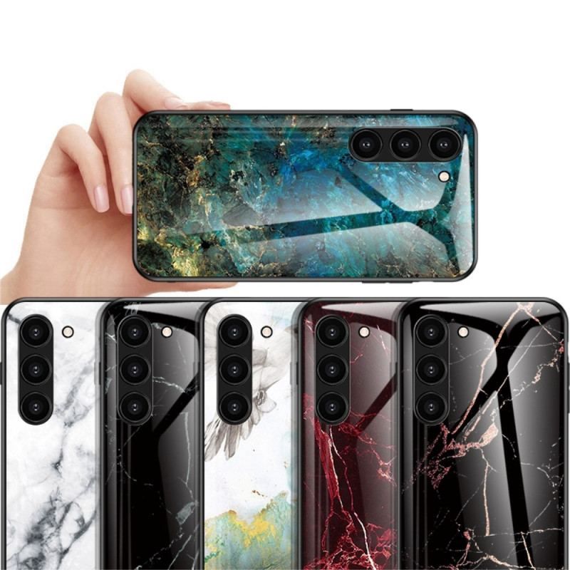 Coque Samsung Galaxy S23 5G Verre Trempé Marbre