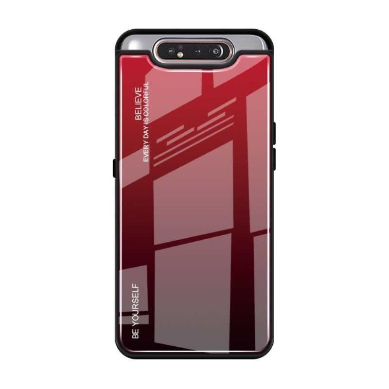Samsung Galaxy A80 - Coque dégradé de couleurs
