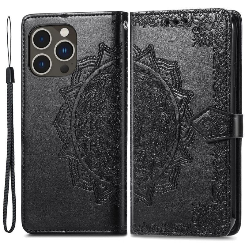 Housse iPhone 15 Pro Mandala Baroque