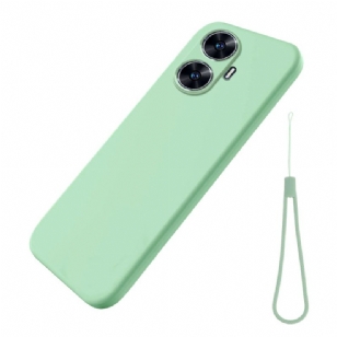 Coque Realme C55 Silicone Liquide à Lanière