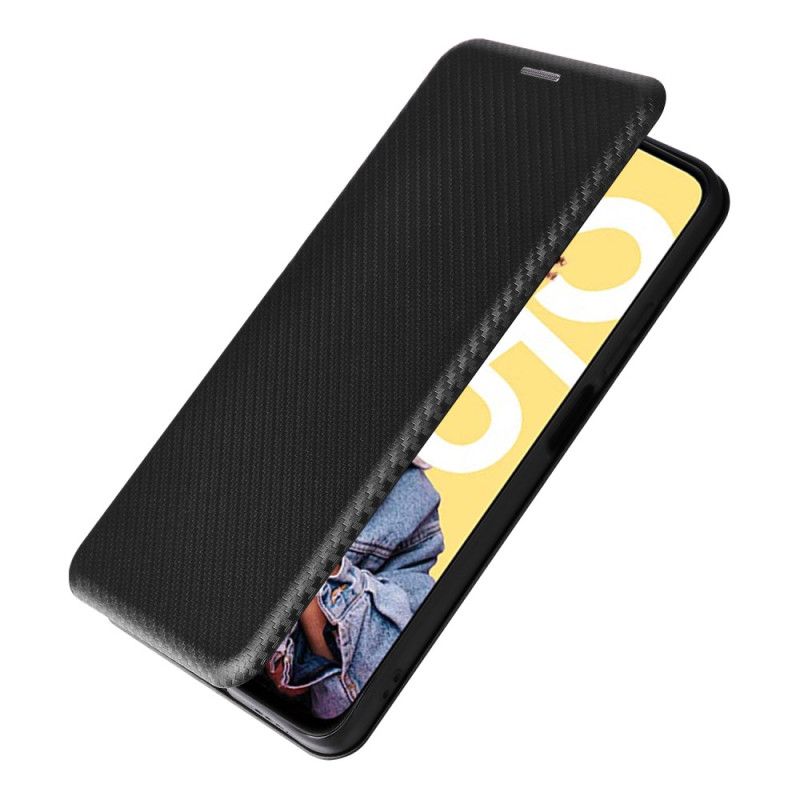Flip Cover Realme C55 Fibre Carbone