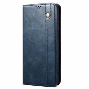 Flip Cover Realme C55 Simili Cuir Ciré