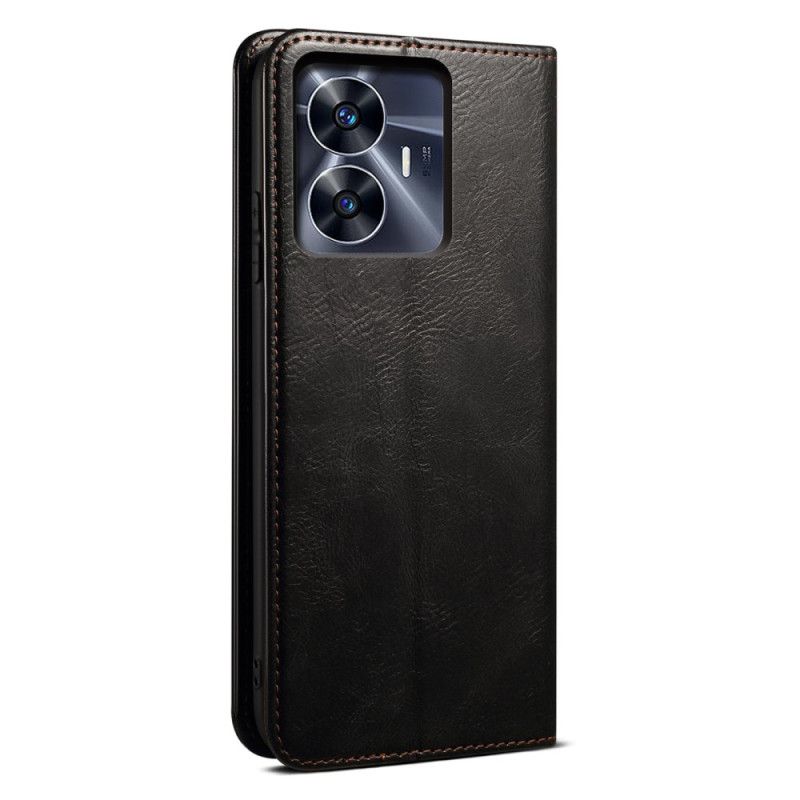 Flip Cover Realme C55 Simili Cuir Ciré