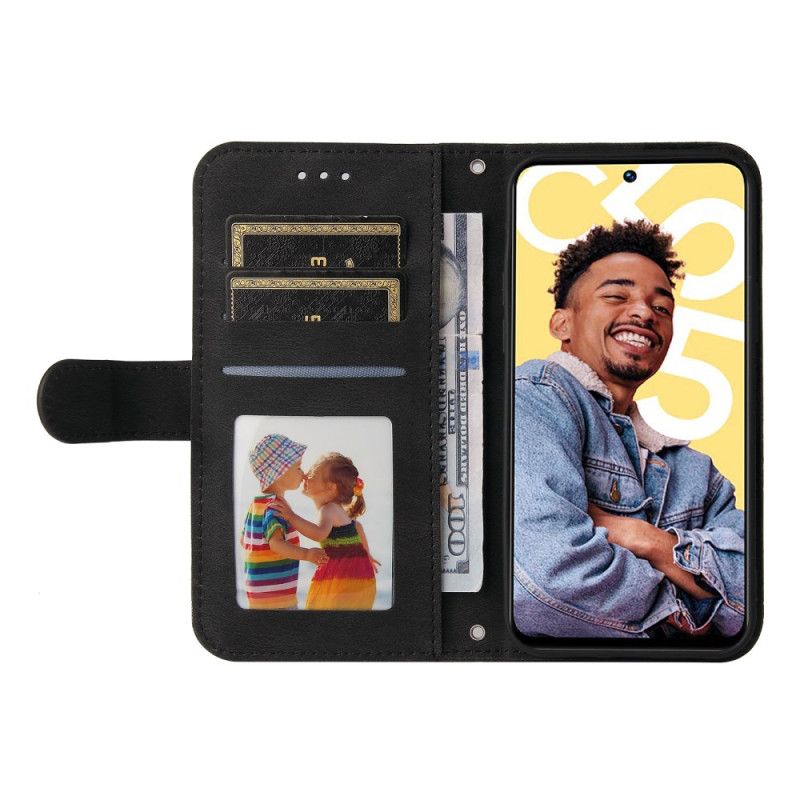 Housse Realme C55 Effet Daim Rivet Décoratif