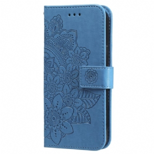Housse Realme C55 Motif Floral à Lanière