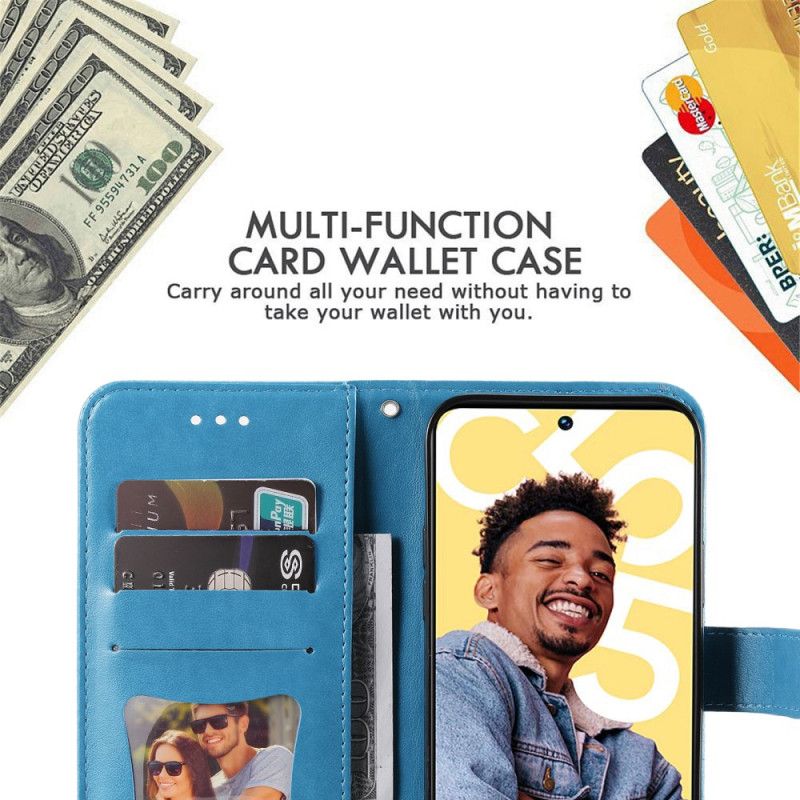 Housse Realme C55 Motif Floral à Lanière