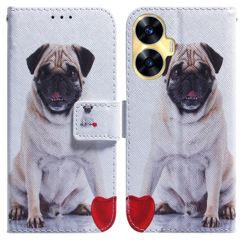 Housse Realme C55 Pug Dog