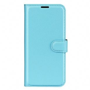 Housse Realme C55 Simili Cuir Litchi Classique