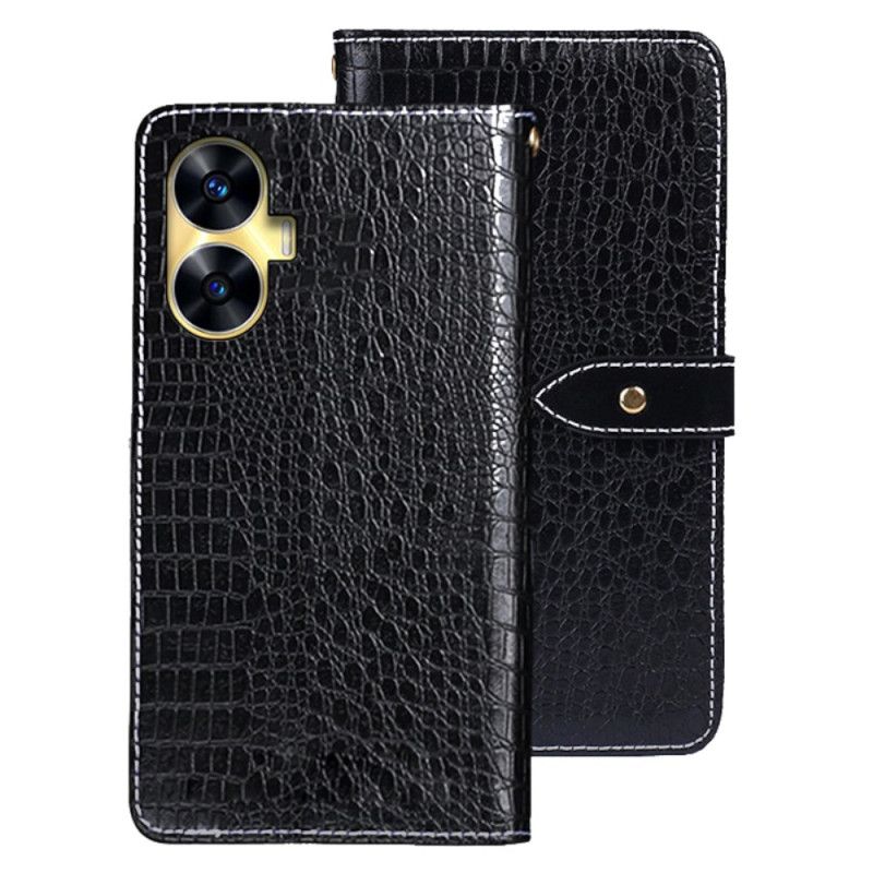 Housse Realme C55 Style Crocodile IDEWEI