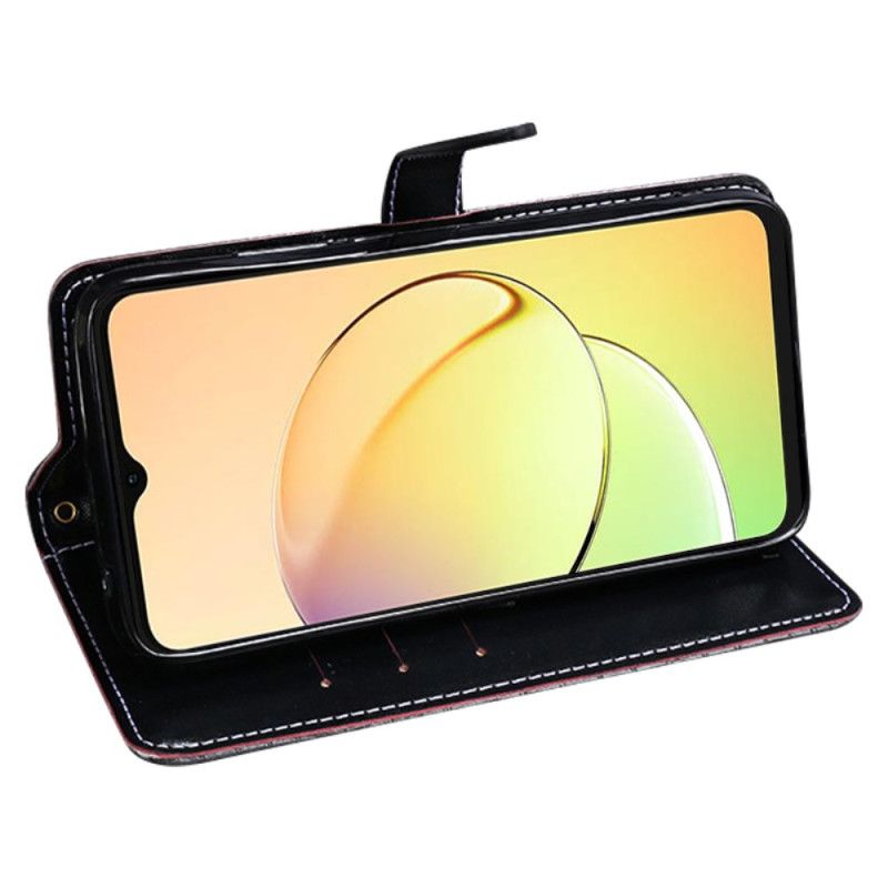 Housse Realme C55 Style Crocodile IDEWEI