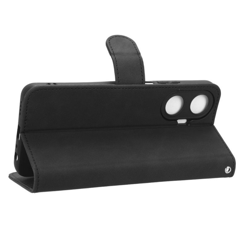 Housse Realme C55 Style Daim avec Lanière