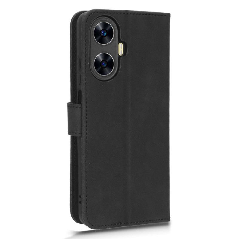 Housse Realme C55 Style Daim avec Lanière