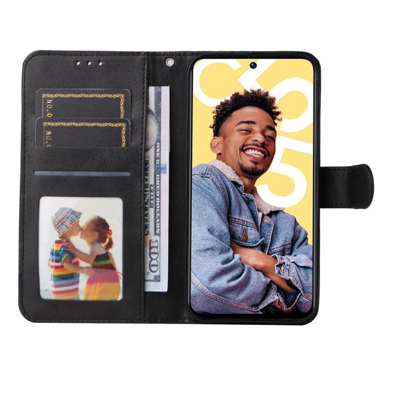 Housse Realme C55 Texture Cuir à Lanière