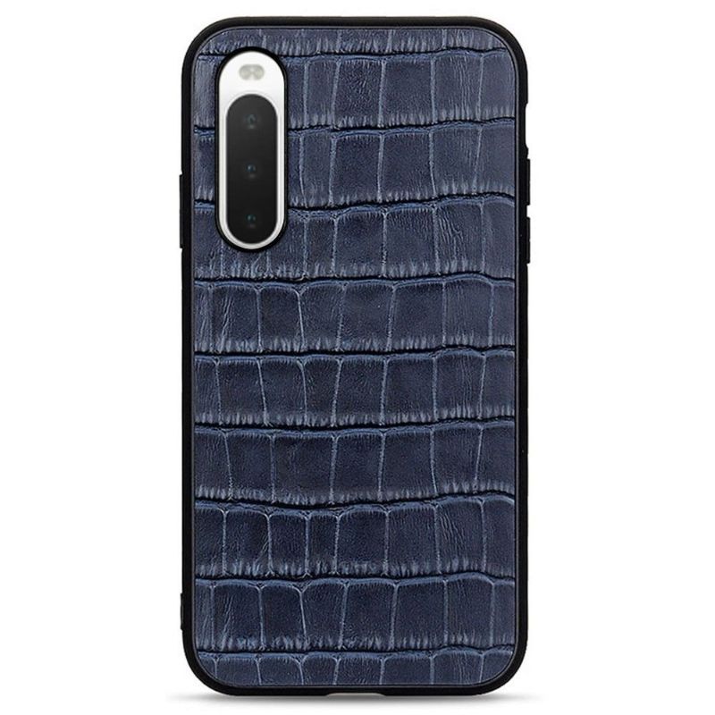 Coque Sony Xperia 10 IV Chic aspect peau de croco
