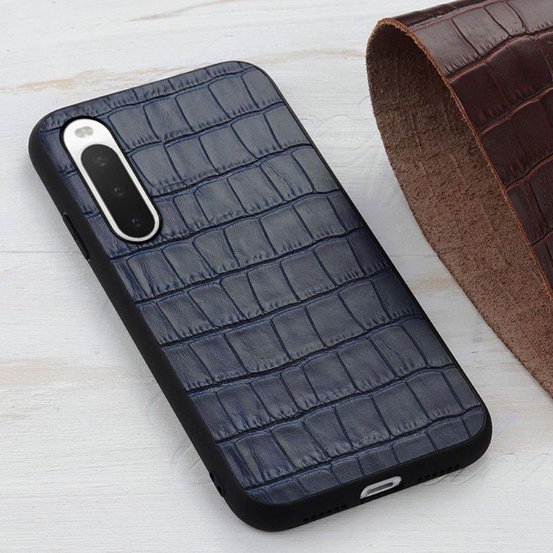 Coque Sony Xperia 10 IV Chic aspect peau de croco