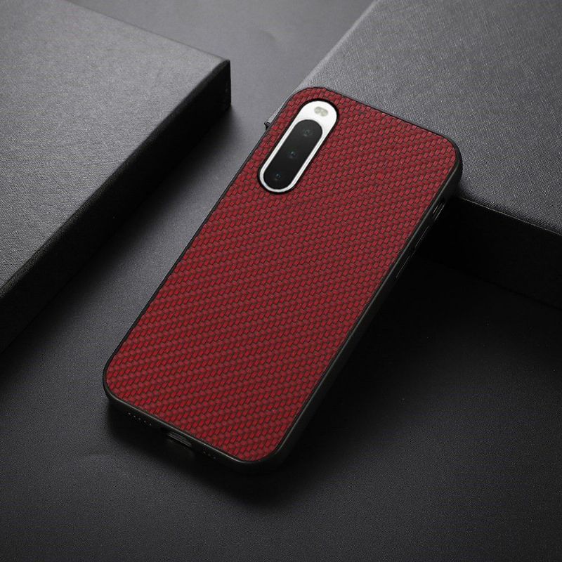 Coque Sony Xperia 10 IV Style Fibre de Carbone