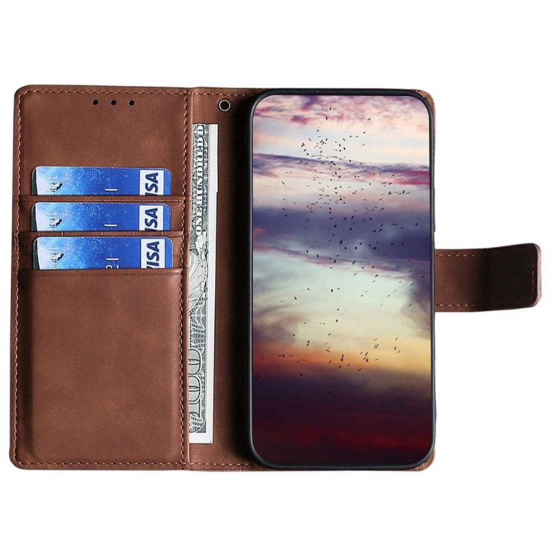Housse Sony Xperia 10 IV ANA simili cuir effet peau croco