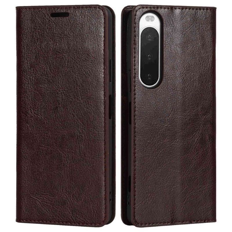 Housse Sony Xperia 10 IV Cuir Porte Cartes Fonction Support