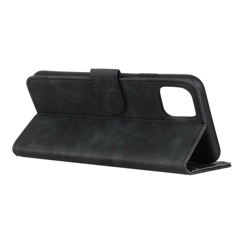 Housse Realme C11 Effet Cuir Vintage KHAZNEH
