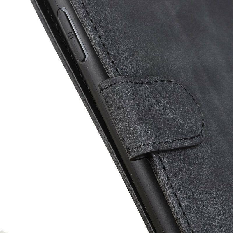 Housse Realme C11 Effet Cuir Vintage KHAZNEH
