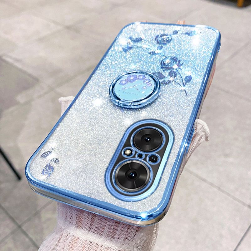 Coque Realme C67 Anneau-Support Strass