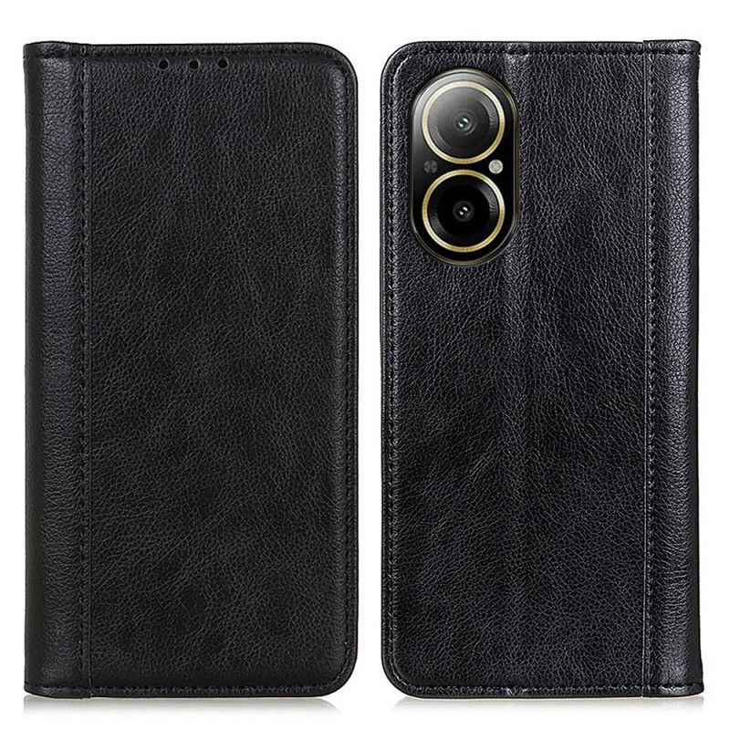 Flip Cover Realme C67 Cuir Fendu