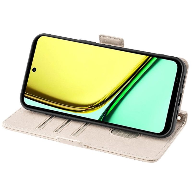 Housse Realme C67 Chaîne Dorée