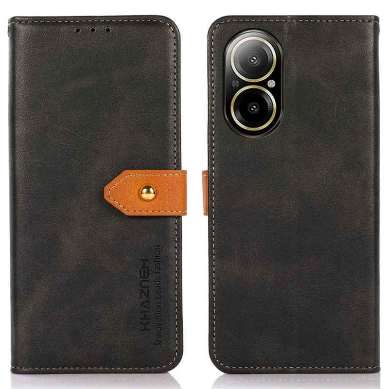 Housse Realme C67 Fermoir Doré KHAZNEH