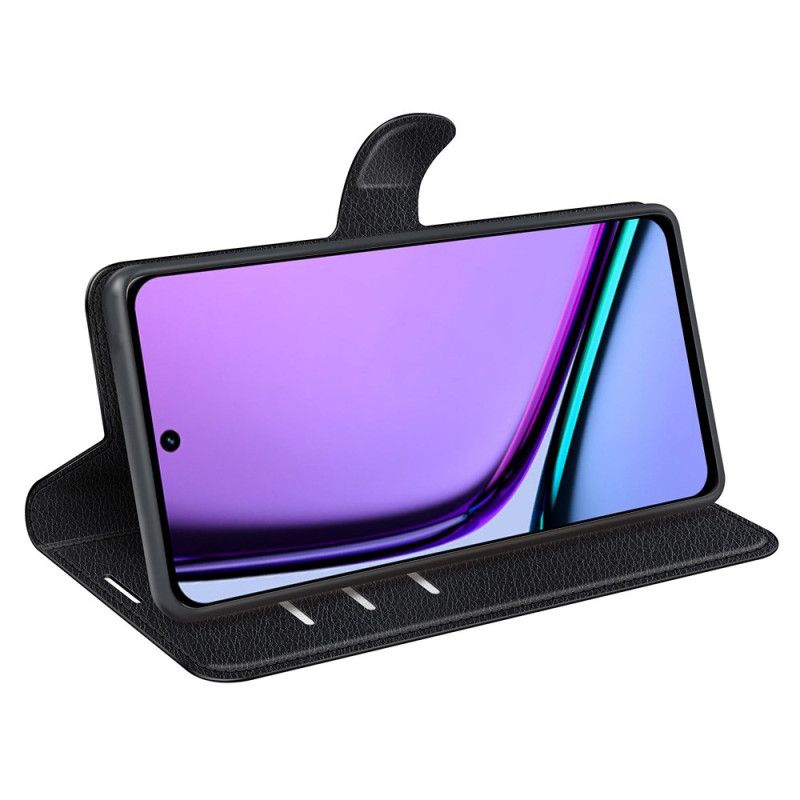 Housse Realme C67 Simili Cuir Litchi