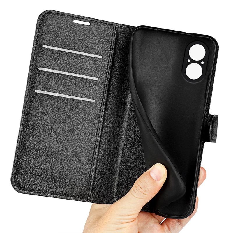 Housse Realme C67 Simili Cuir Litchi