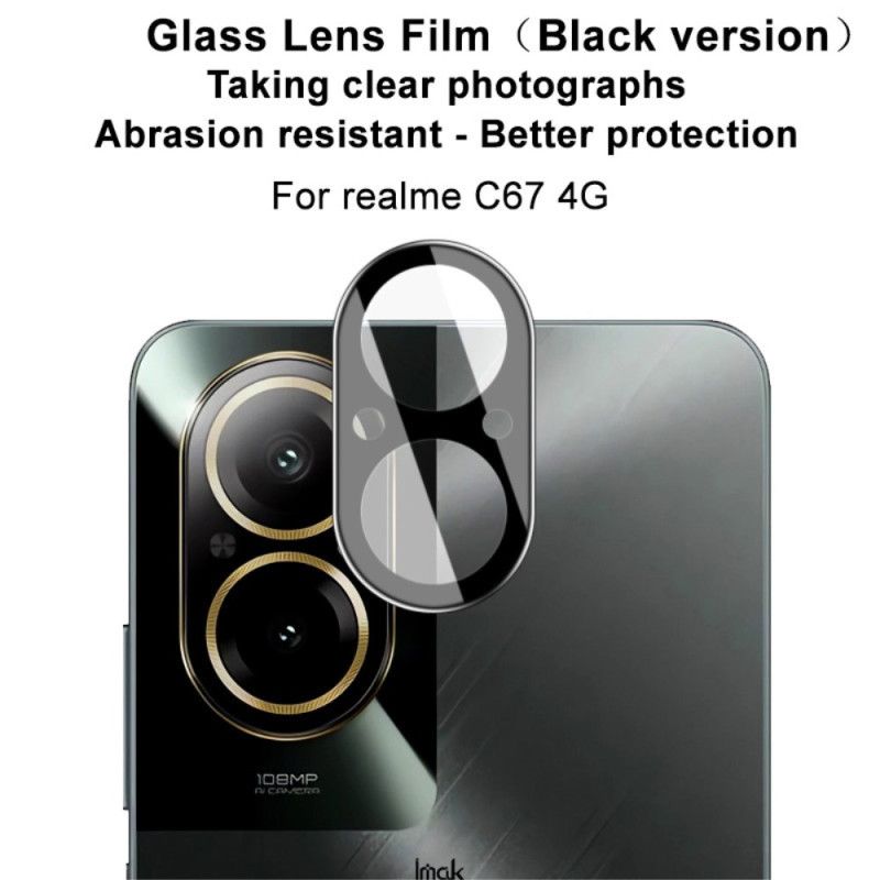 Lentille de Protection en Verre Trempé pour Realme C67 (version noire) IMAK