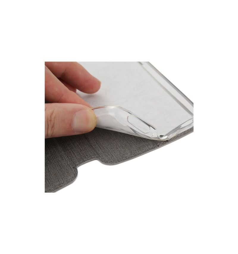 Xiaomi Mi Mix 3 - Housse texturée croisillons support