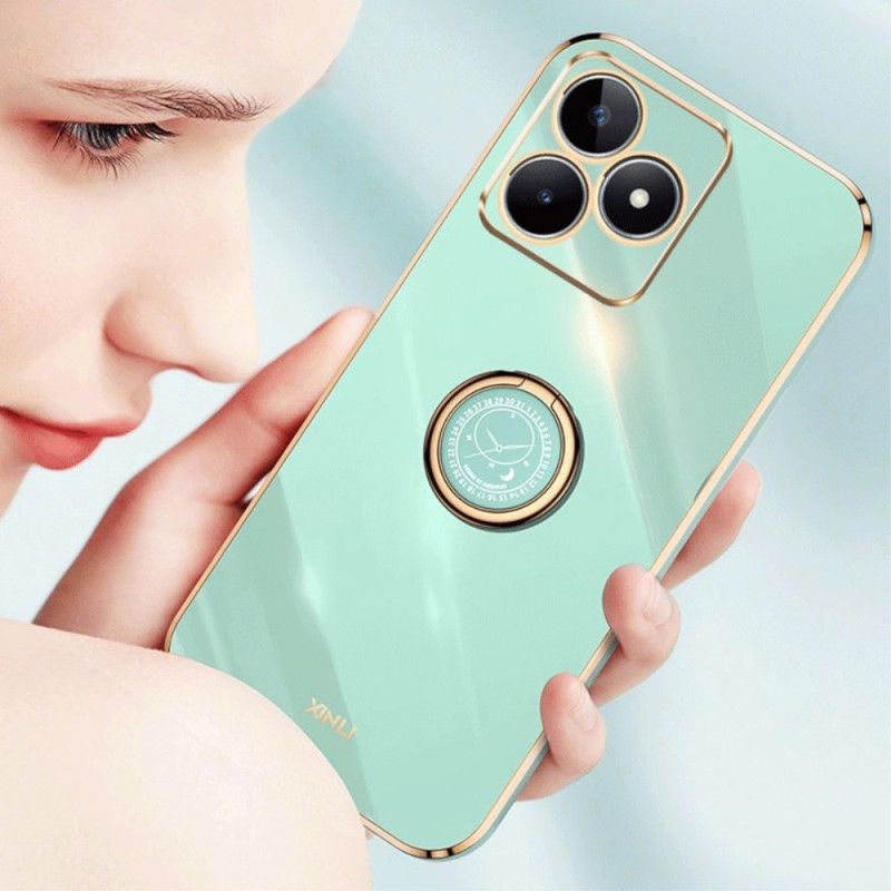 Coque Realme C53 Anneau-Support XINLI