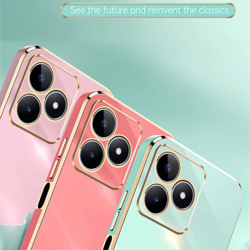 Coque Realme C53 Anneau-Support XINLI